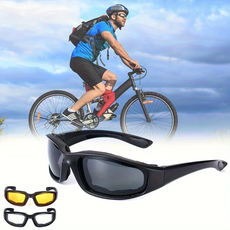 Windproof Motorcycle Goggles Dust Sand Blocker Cycling Riding