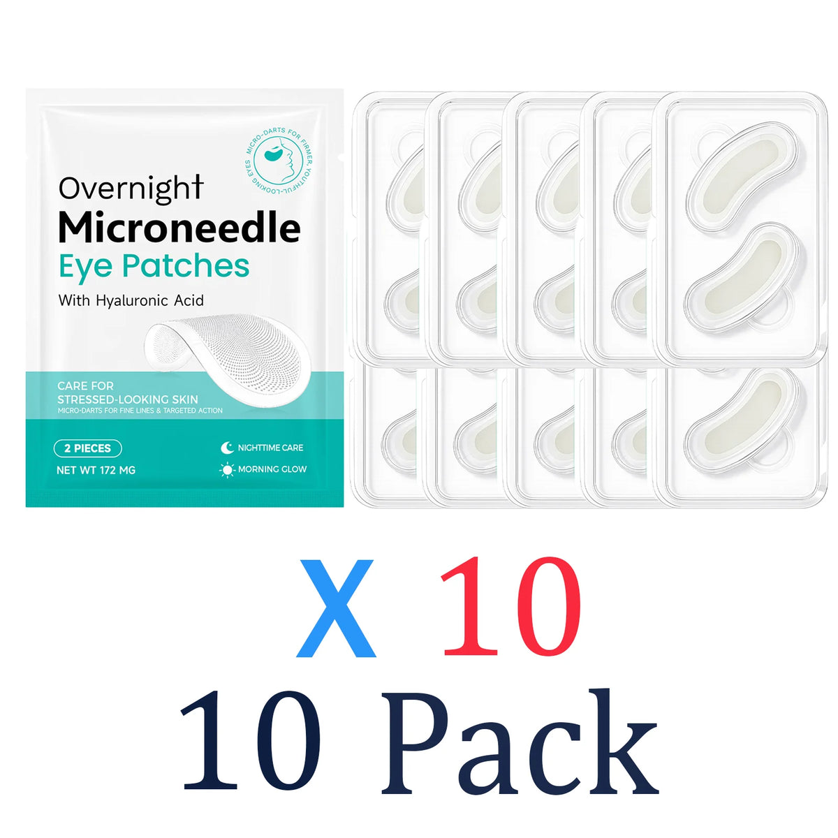 Vitamin E Microneedle Eye Patches 0.25mm Stabilizing Restoring Chapped Skin Care Anti Dryness Skin Nourishment Seasonal Repair Zpaxo 10 Pack