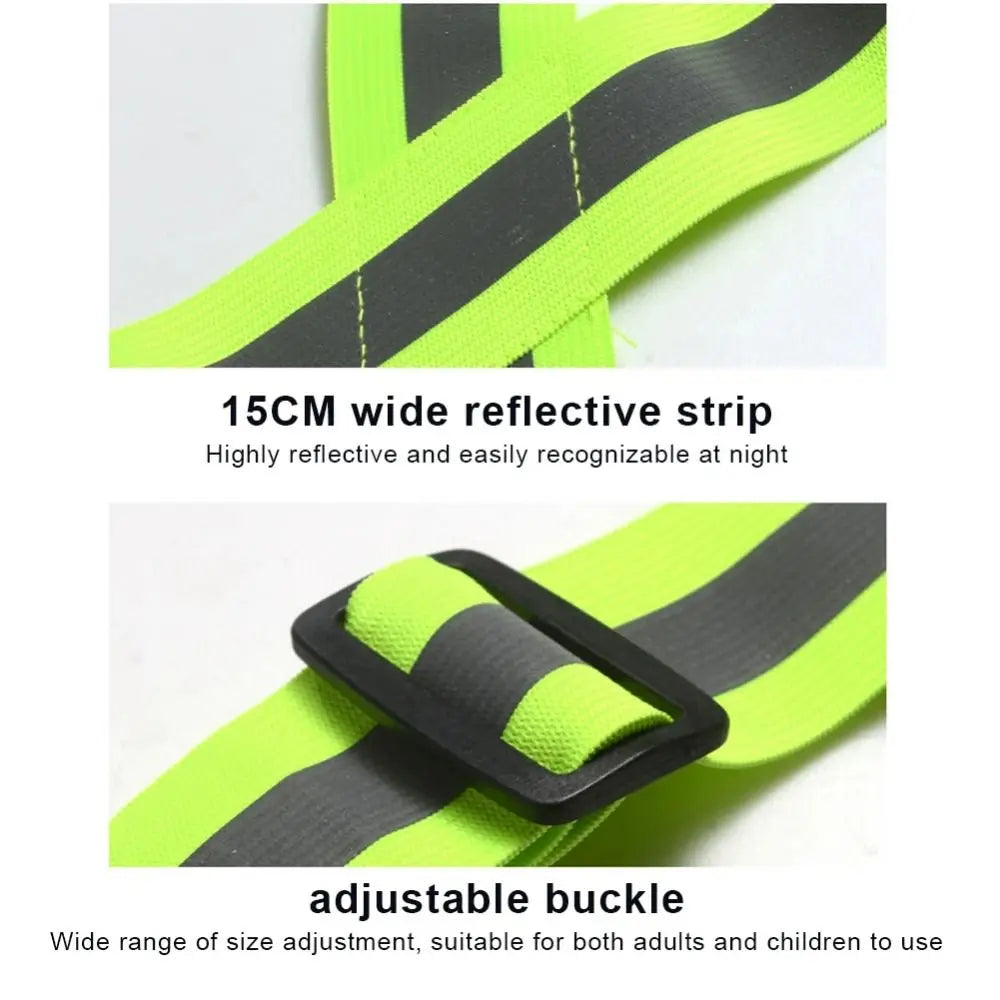 Elastic Cycling Reflective Vest Phone Pouch Adjustable Motorcycle Zpaxo