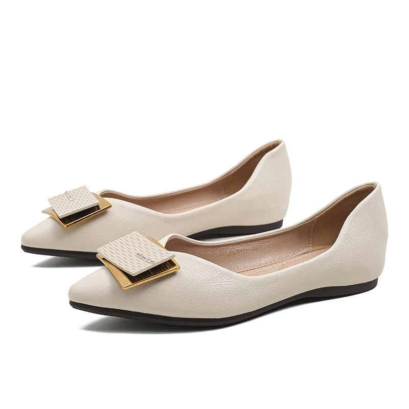 Flat Shoes for Women Spring and Summer 2025 New Casual Non Slip Ladies Shoe Plus Size Women's Shoes 41-43 loafers women Zpaxo