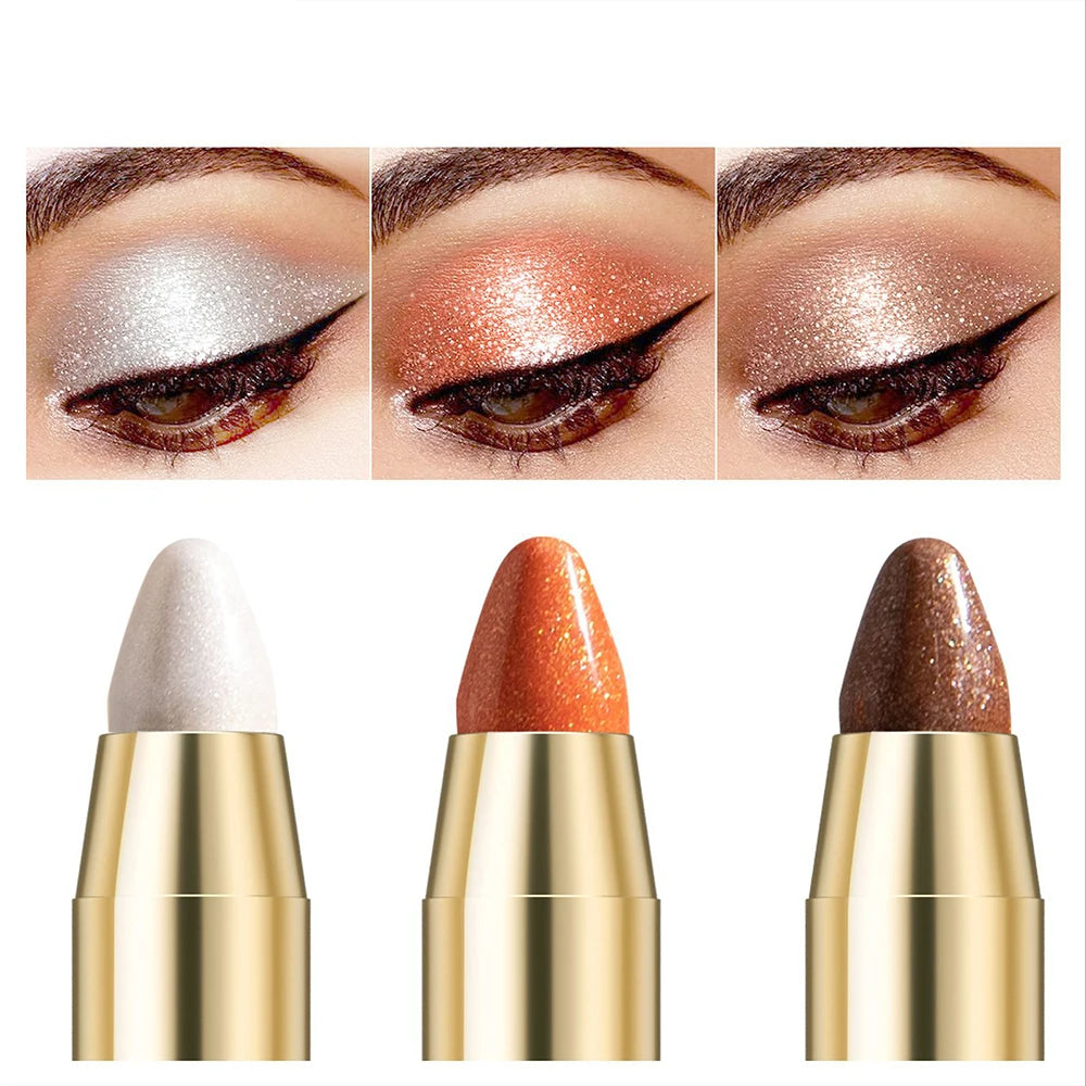 Six-color Light-colored Eyeliner Pen Silk Pearl Finish Dazzling Zpaxo