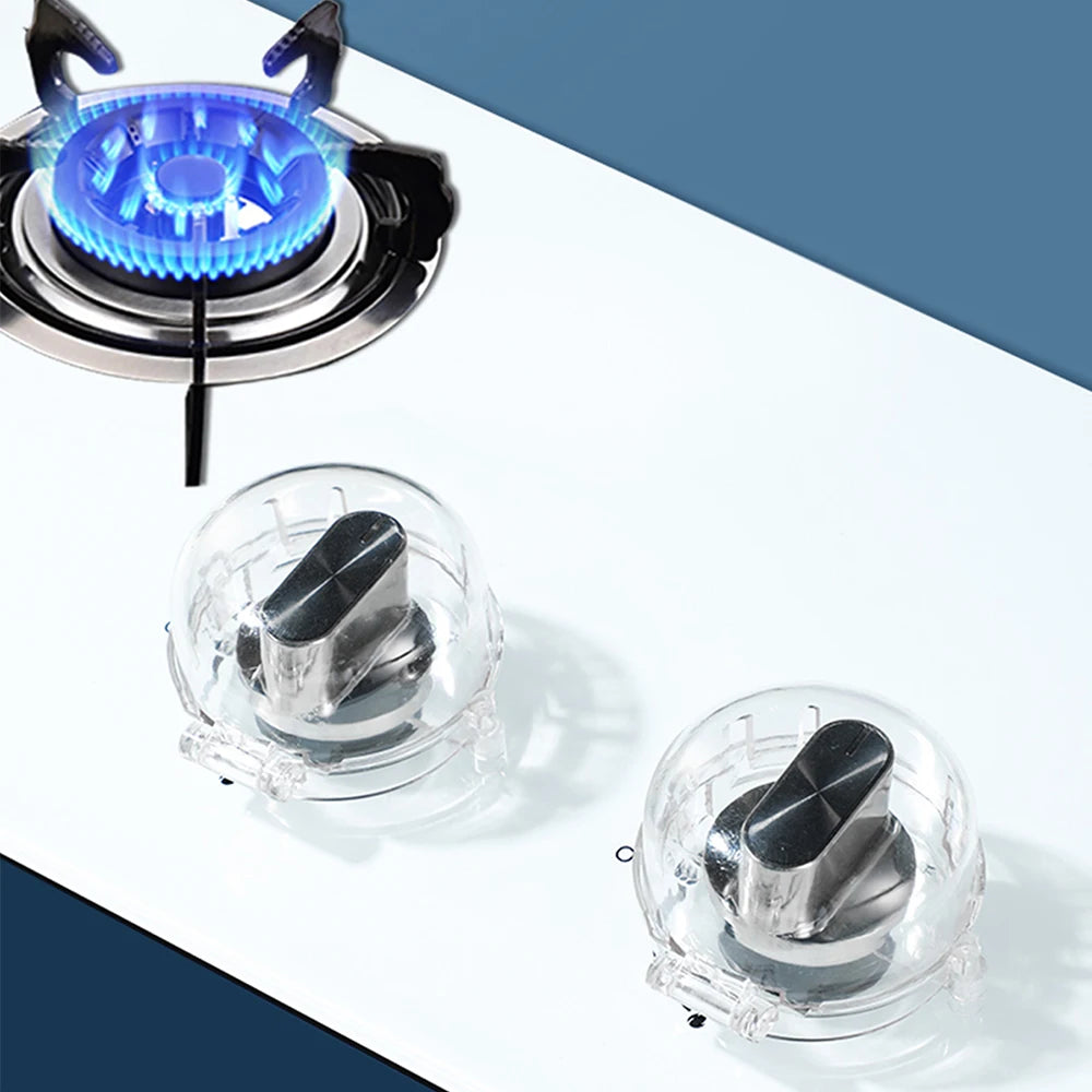 2Pcs Gas Stove Knob Covers for Baby Safety Home Kitchen Kids Child Protection Switch Protector Zpaxo