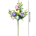 Easter Picks Festive Holiday Stem Decorations Artificial Easter Spray Vine for Party Floral Arrangement Vase Table Centerpiece Zpaxo Green