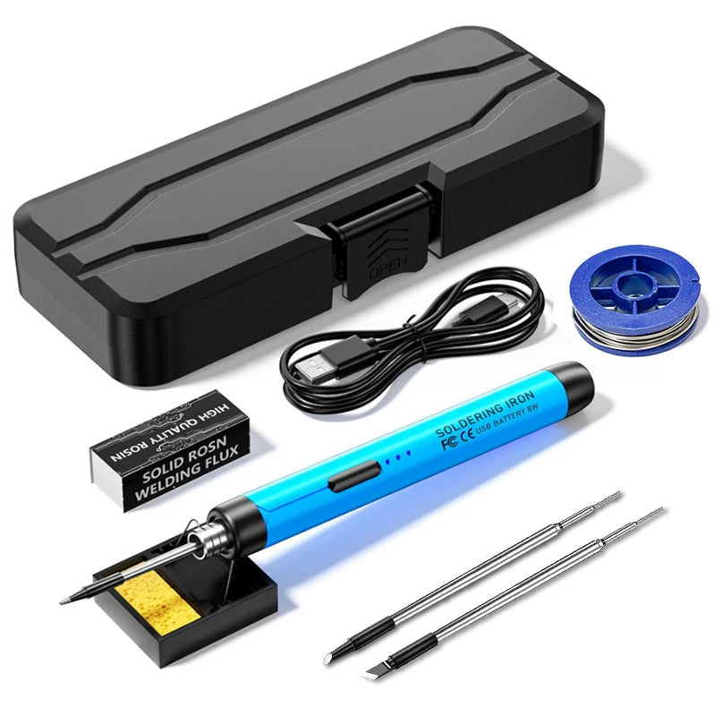 USB Soldering Iron Mini Small Tool 800mAh Lithium Battery Rechargeable
