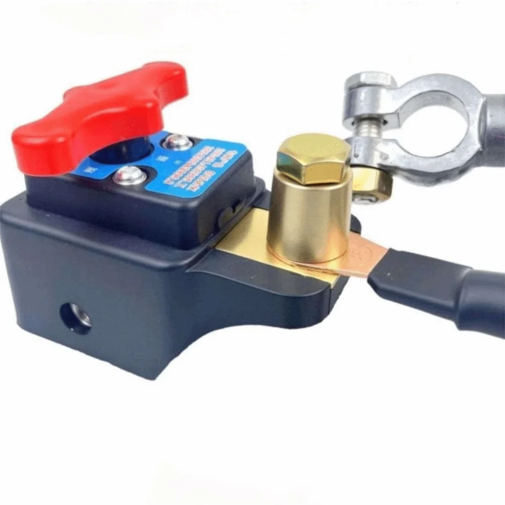 Black Red Battery Shutdown Switch High Power Kit Battery Disconnect Switch High Power Switch For Construction Machinery Zpaxo