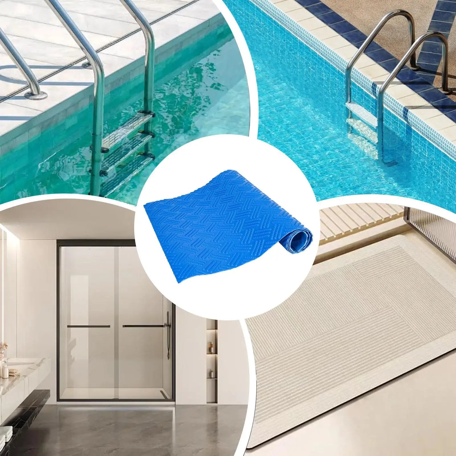 Non-slip Pool Step Pad Swimming Ladder Mat Outdoor Waterproof Cushion