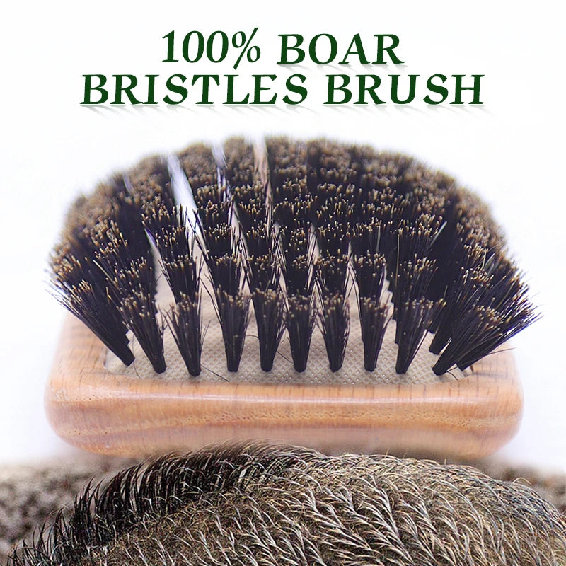 Brosse Cheveux Femme Boar Bristle Hair Brush Women Combs for Hair Detangle Brush Wood HairBrush Barber Comb Scalp Massage Brush Zpaxo