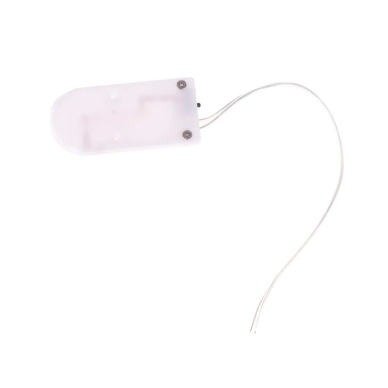 CR2032 Button Coin Cell Battery Holder Case Cover ON-OFF Switch+10