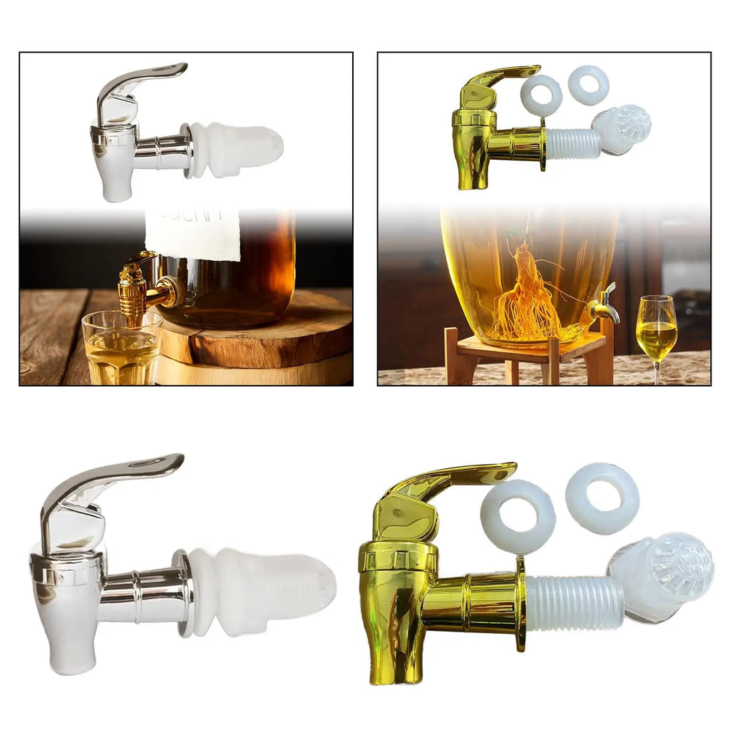 Beverage Dispenser Tap Water Dispenser Faucet Easy to Install Barrel Faucet for Fridge Restaurant Kitchen Home Juice Jar Zpaxo