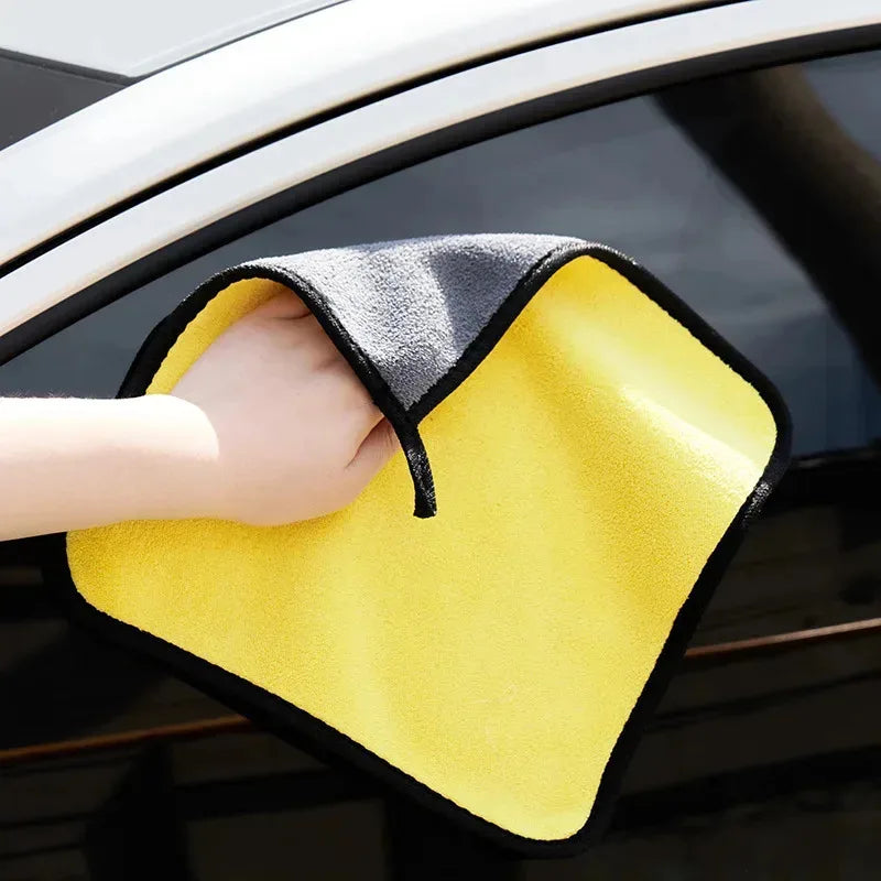 Microfiber Car Detailing Towels 500GSM – Soft Drying Cloth Pack