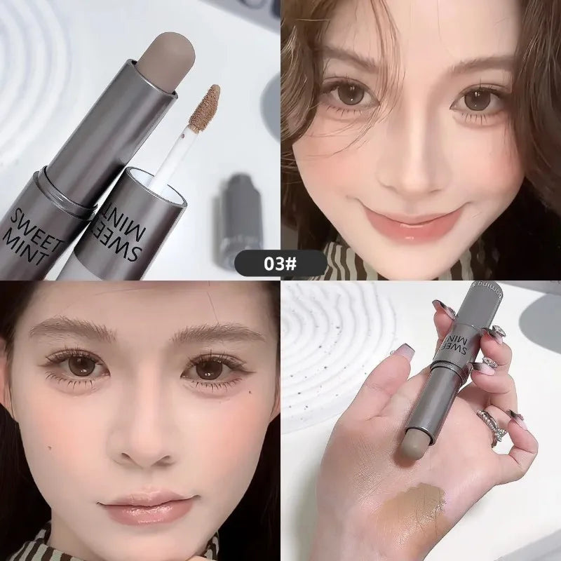 Matte Concealer Contour Stick Moisturizing Lasting Smooth 3D Nose Zpaxo 03