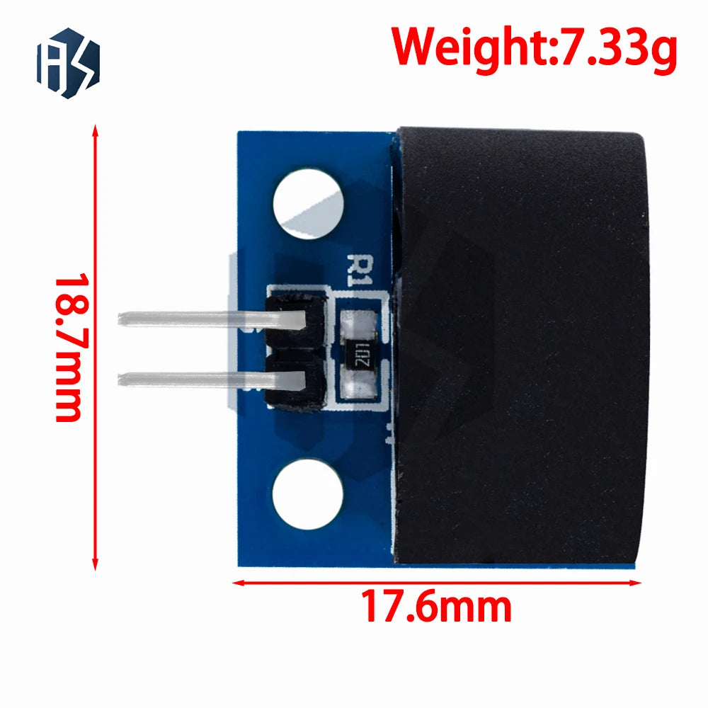 Single-phase 5A AC Current Sensor Module Hall Effect CT Options Zpaxo
