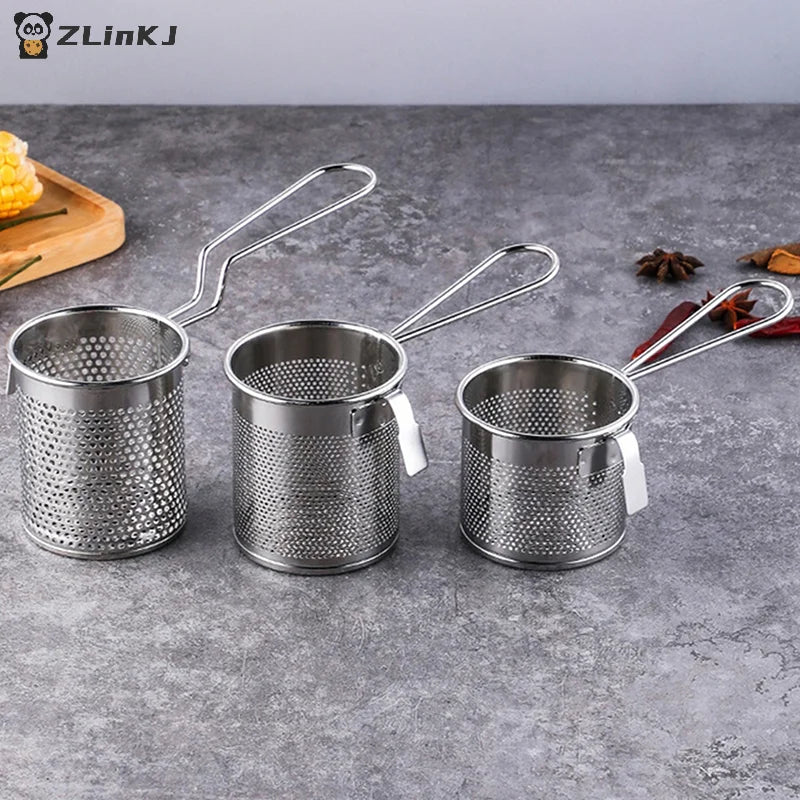 Multi-functional Stainless Steel Deep Frying Basket Kitchen Hangable Zpaxo