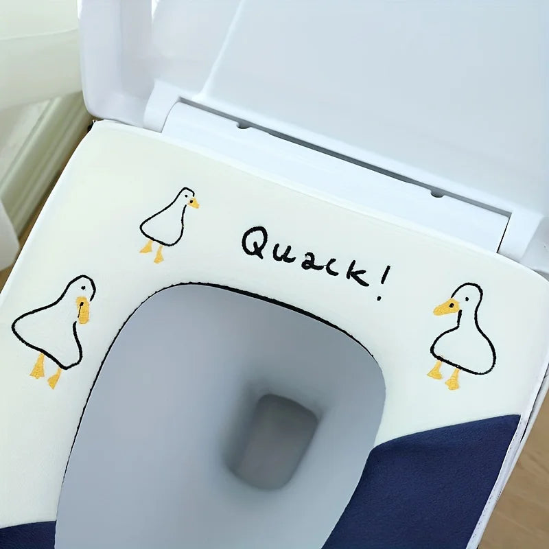 Washable Cotton Toilet Seat Cushion – Universal Fit Cover Toilet Seat Cushion Zpaxo