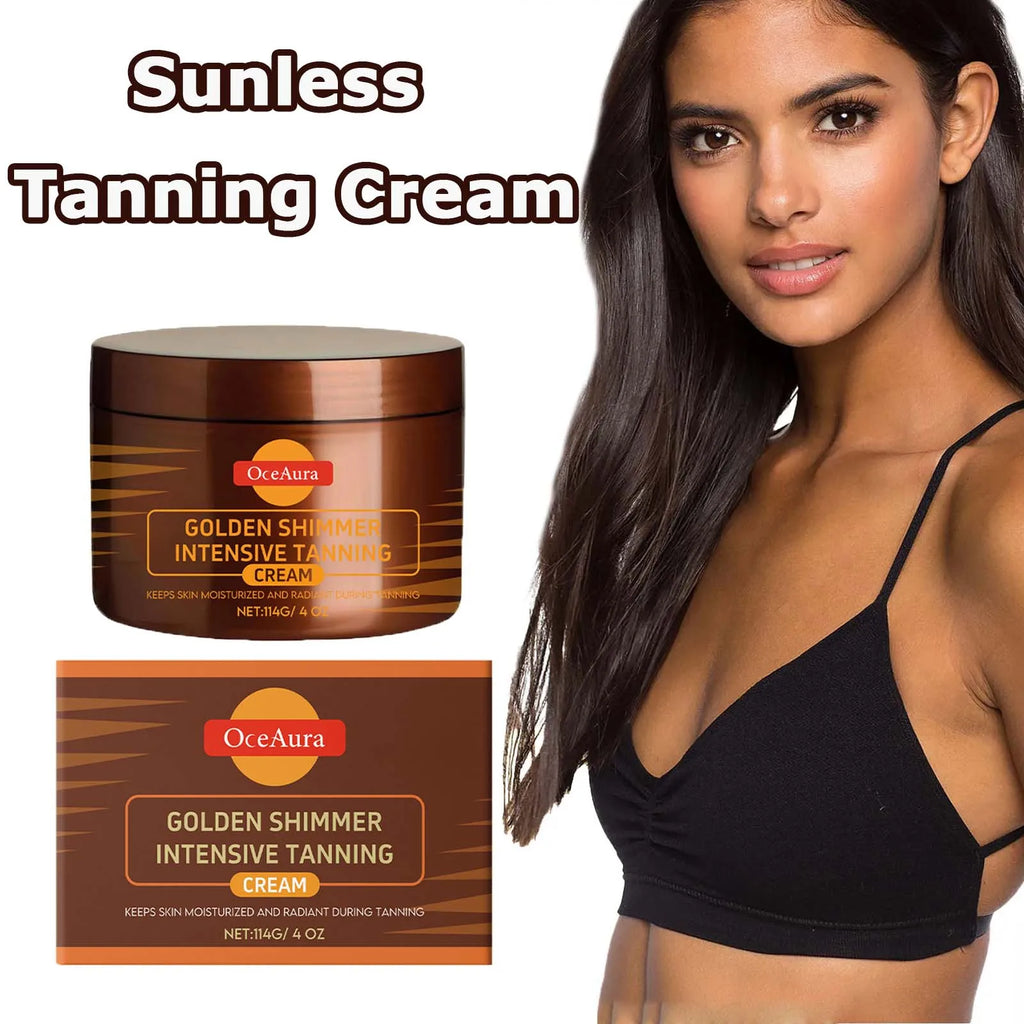 OceAura Tanning Accelerator Gel – Natural Bronze Glow, 114g Self Tanner Gel Zpaxo