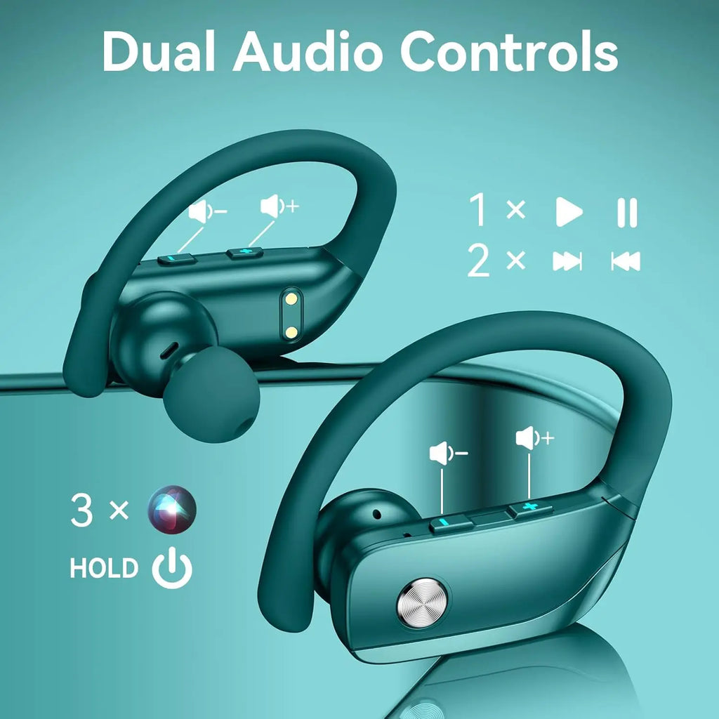Ear Buds Wireless Earbuds Bluetooth Headphones 80H Playtime LED