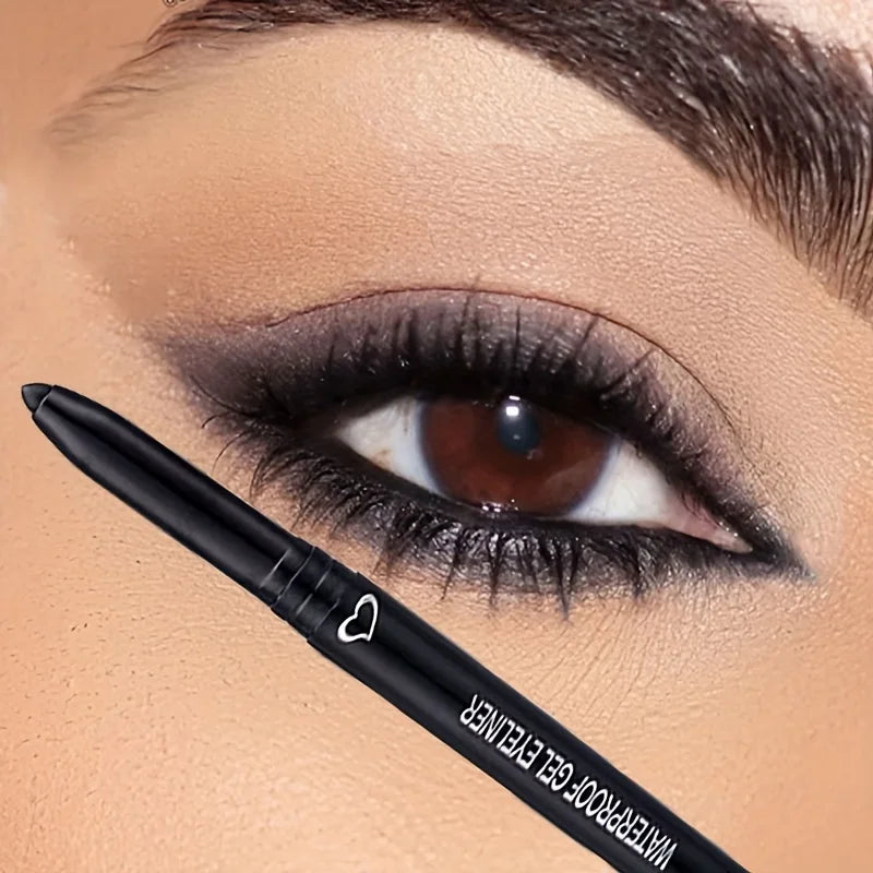 Smooth Waterproof Eyeliner Gel Pencil Blue Brown Eyeliner Soft Easy Wear High Pigment Matte Concealer Pen Lasting Eyes Makeup Zpaxo