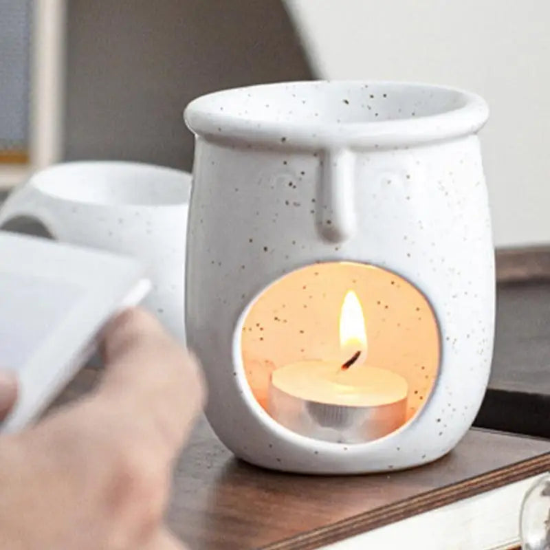 Ceramic Aromatherapy Essential Oil Burner Creative Cartoon Candle