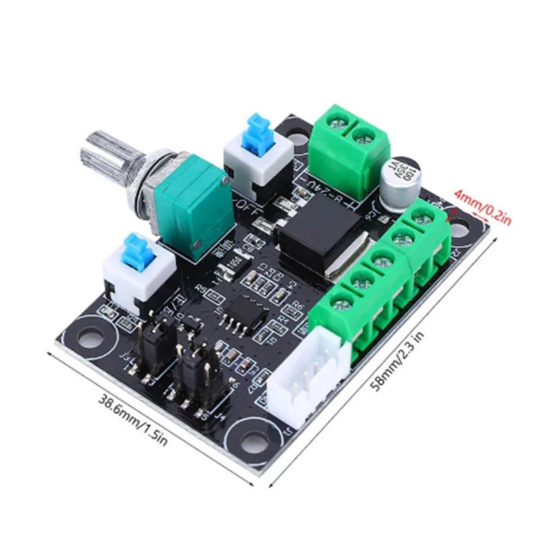 24V12v stepper motor drive simple speed regulation forward and reverse controller module PWM pulse signal generator Zpaxo