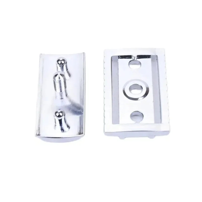 YAQI Chrome Safety Razor Head – Men's Zinc Alloy Shaving Razor Safety Razor Head Zpaxo