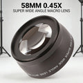 JSR-1151 Expand Shooting Horizons This 0 45X Wide Angle Macro Lens