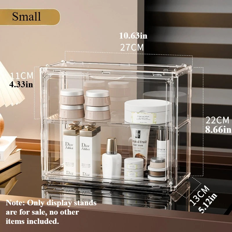 Handmade Resin Display Case Portable Collectible Storage Box Dolls