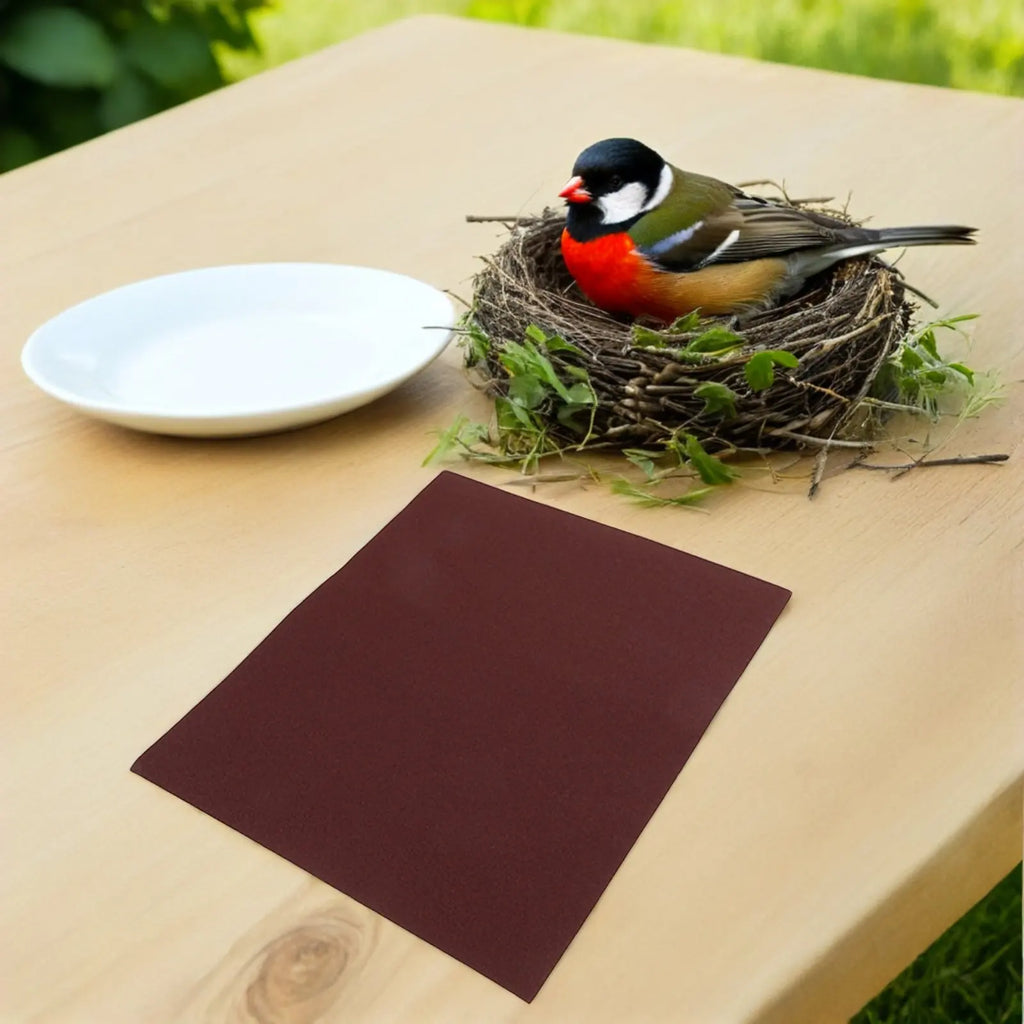 Bird Beak Claw Sandpaper Sheets Parrot Cage Liner Natural Nail