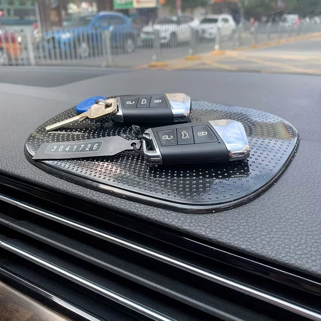 Car Dashboard Anti-Slip Silicone Sticky Pad – Phone Holder Dashboard Grip Pad Zpaxo