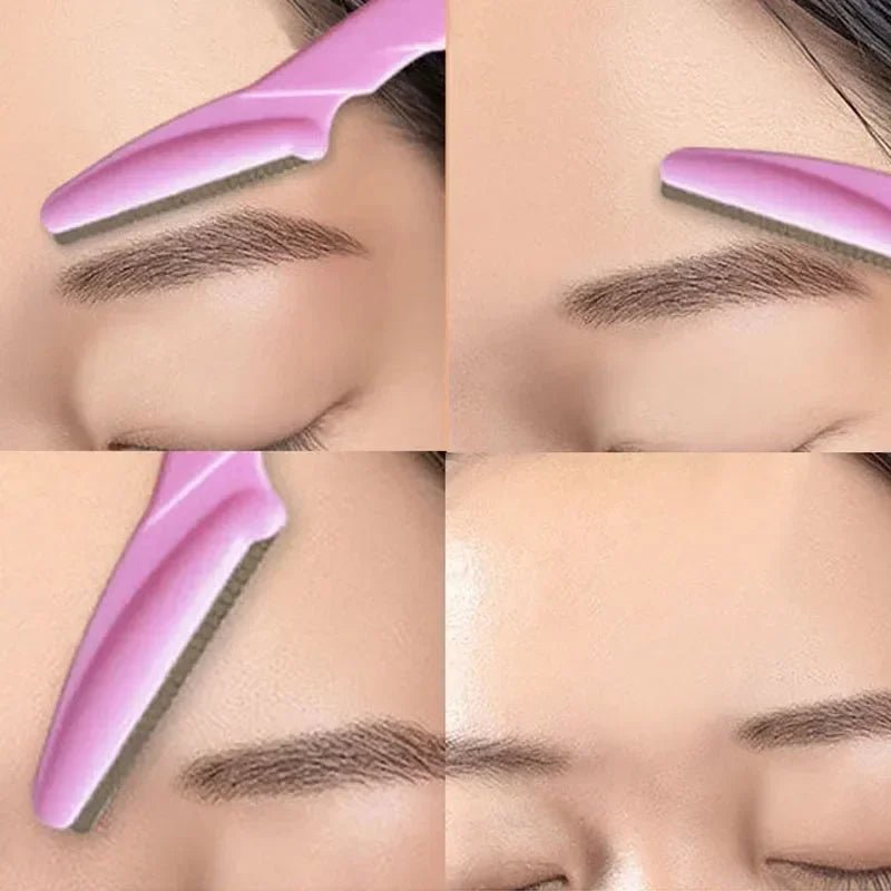 1- Eyebrow Trimmer Razor Safety Eye Brow Shaping Knife Portable