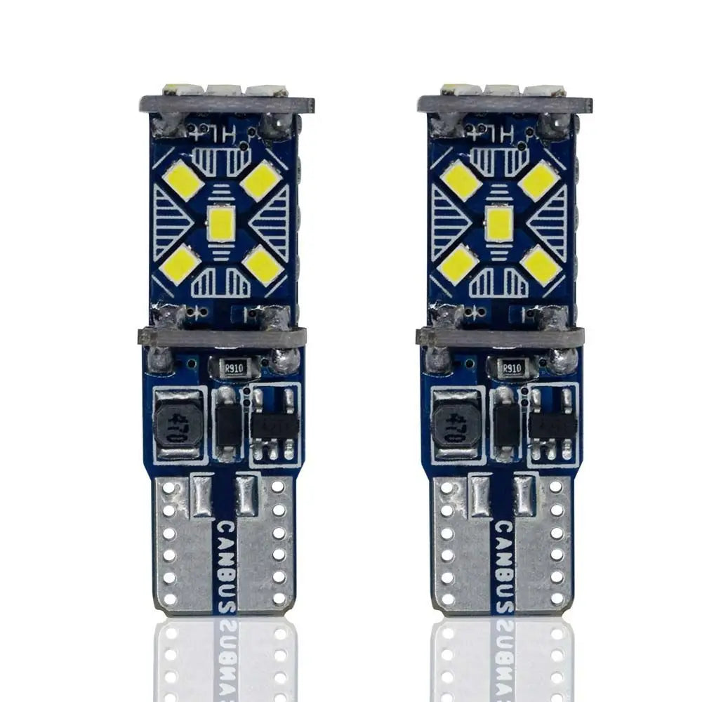 Super Bright W5W Auto Taillight T10 Car Interior Lamp Car License Number Plate Lights Reading Light Auto Wedge Turn Side Bulbs Zpaxo