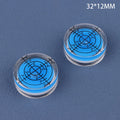 2pcs 32mm Spirit-Bubble Level Surface Degree Marking Level Round Measuring Meter Acrylic For Construction Manual Tools Parts Zpaxo A5