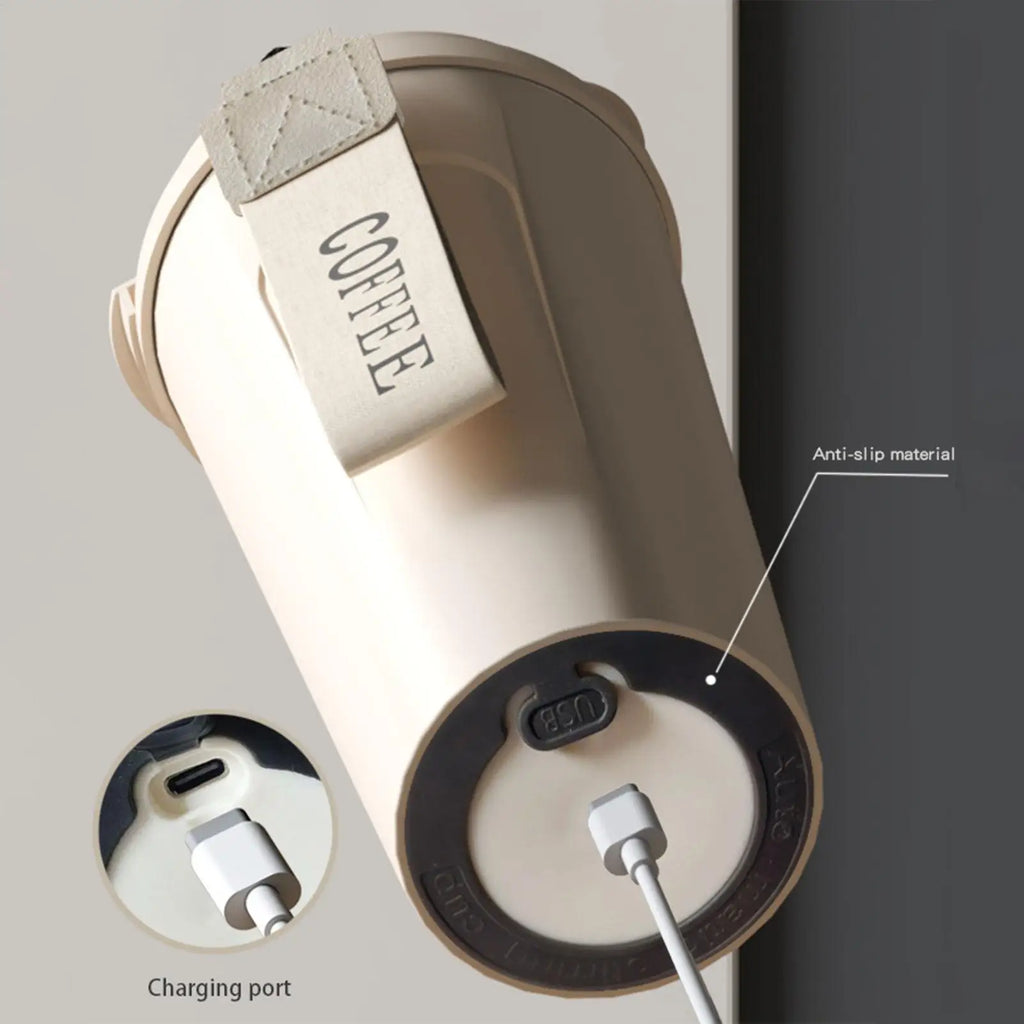 Self Stirring Cup Waterproof Straw Lid Automatic Coffee Mug Milk