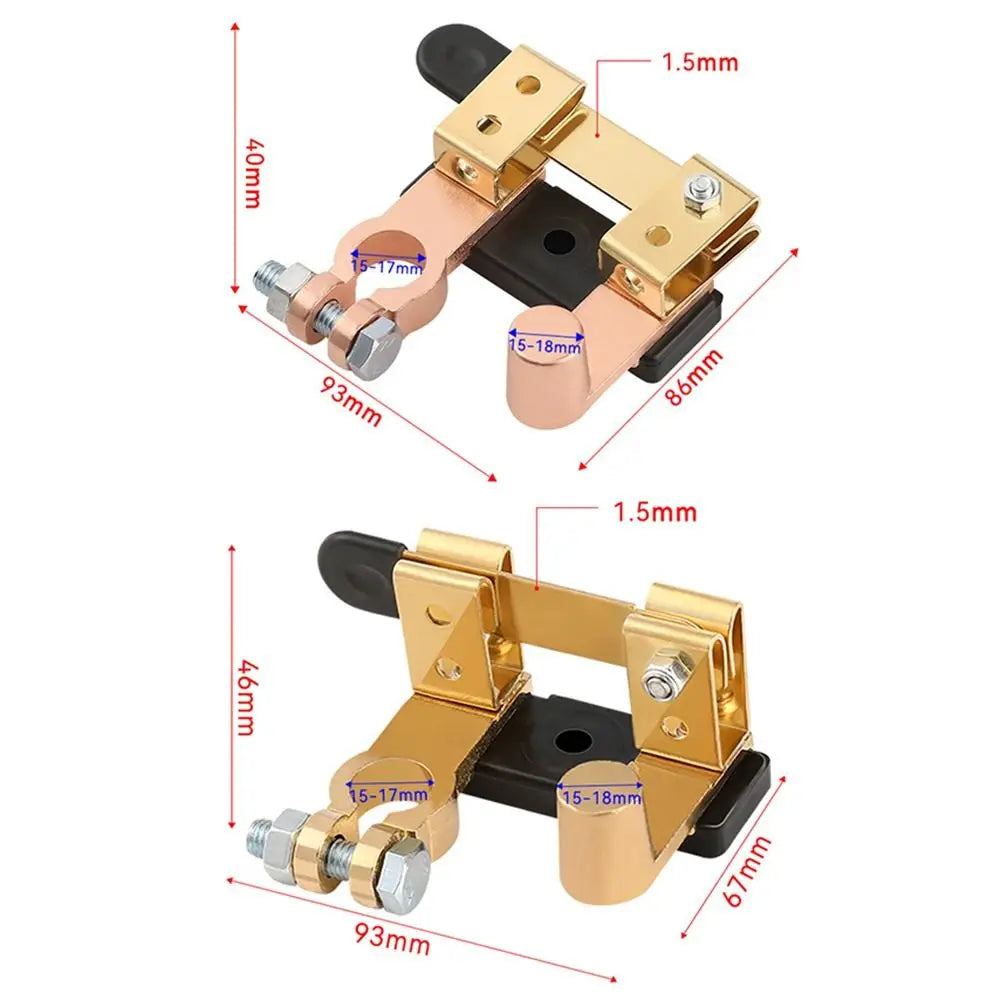 12V 24V Battery Disconnect Switch Quick Cut-off Anti-leakage Isolator Zpaxo