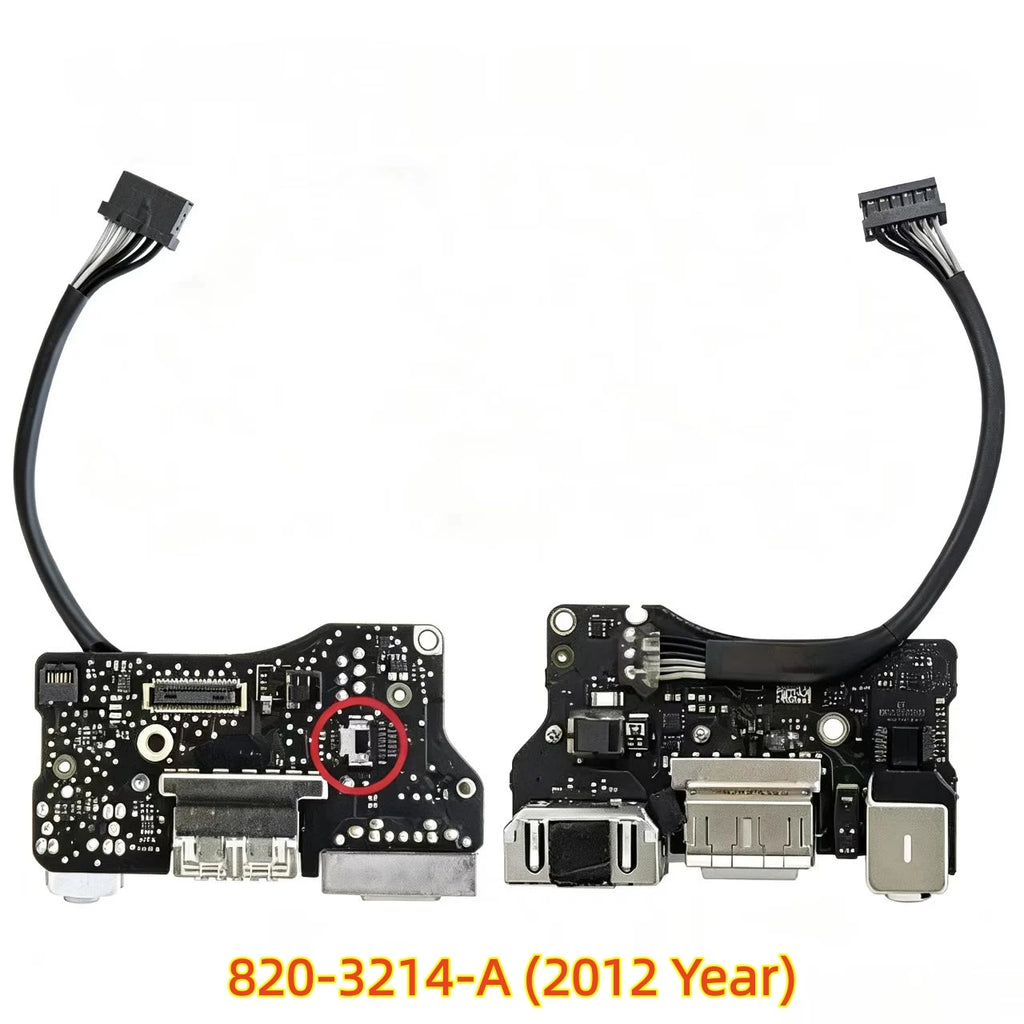 Charging Port Power DC Jack I O USB Audio Board 820-3214-A 820-3455-A