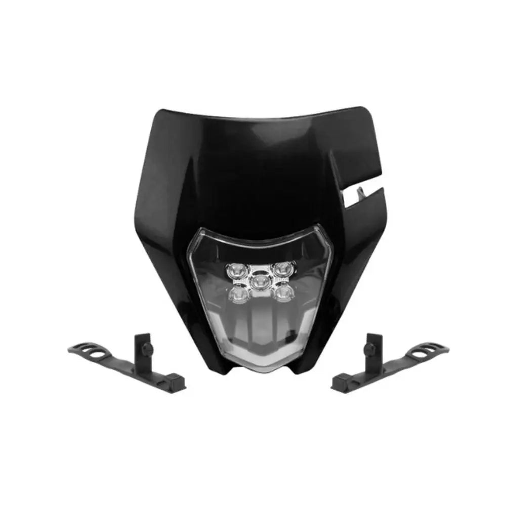 12V 5A Motorcycle Headlight Plate KTM Universal Motocross Headlamp Zpaxo