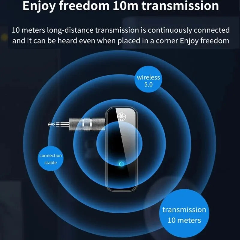 Bluetooth 5 0 Transmitter Receiver 2 In1 Wireless Adapter Jack Audio Zpaxo