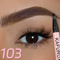 6 Colors Brown Eyebrow Pen Waterproof 4 Split Tip Black Eyebrows