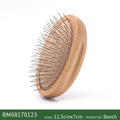 Steel Hair Brush Women Custom Mini Pocket Hair Comb Head Scalp Massage Wood Wide Tooth Comb Curly Girl Method Hair Accessories Zpaxo 1pc hair brush China Mainland