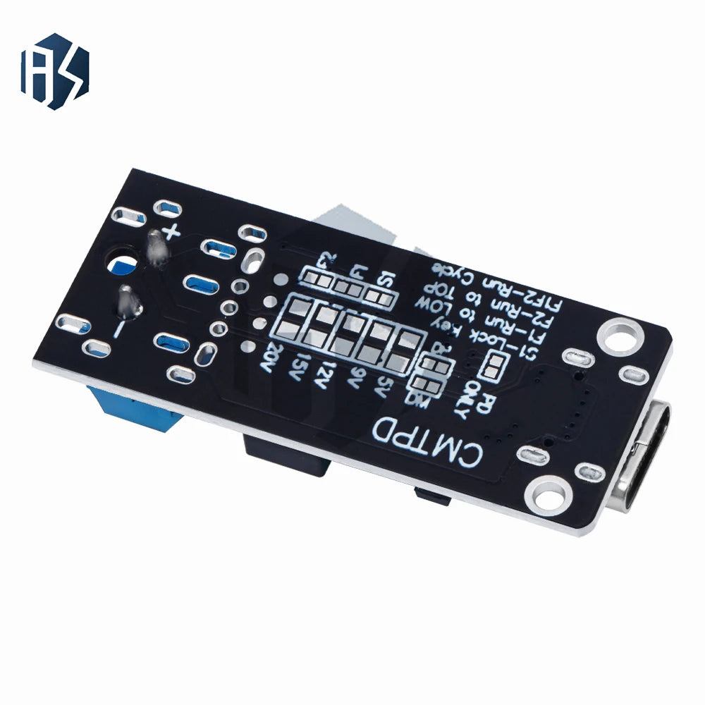 100W 5A USB-C PD3 0 QC3 Fast Charging Trigger Module Boost Converter Zpaxo