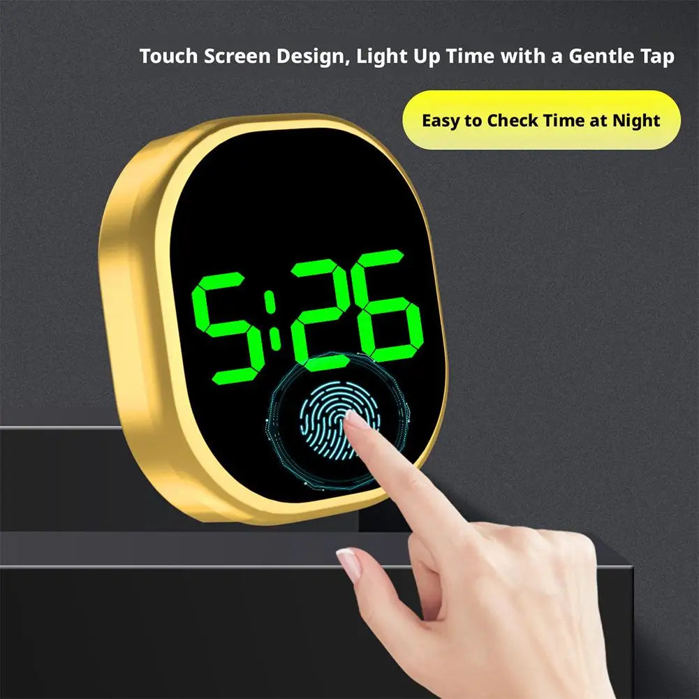 Mini LED Digital Stick-On Car Dashboard Clock | Auto Accessory Car Dashboard Clock Zpaxo