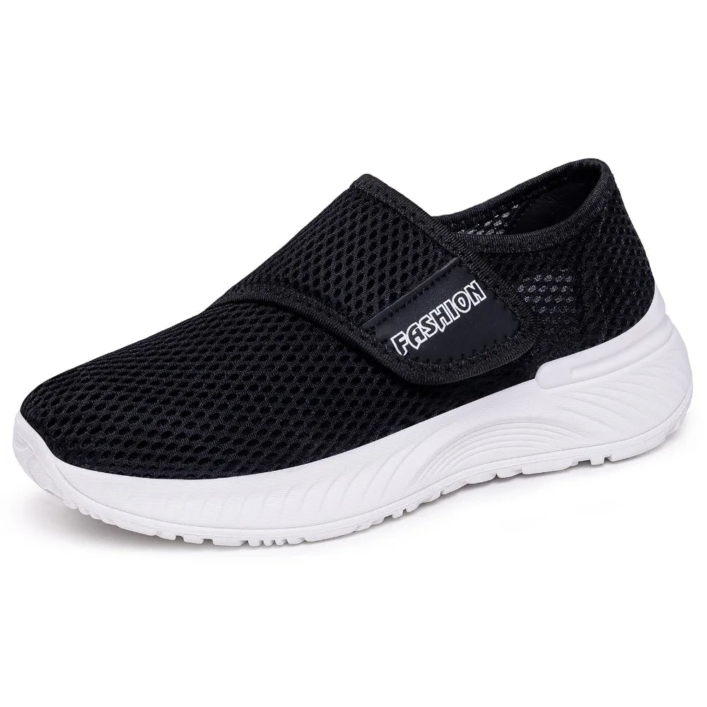 Women's Spring Casual Versatile Mesh Breathable Velcro Soft Bottom
