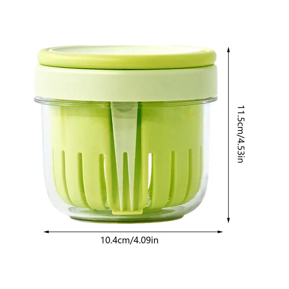 Fruit Salad Cup Portable Snack Containers Overnight Oatmeal Zpaxo China Mainland Green