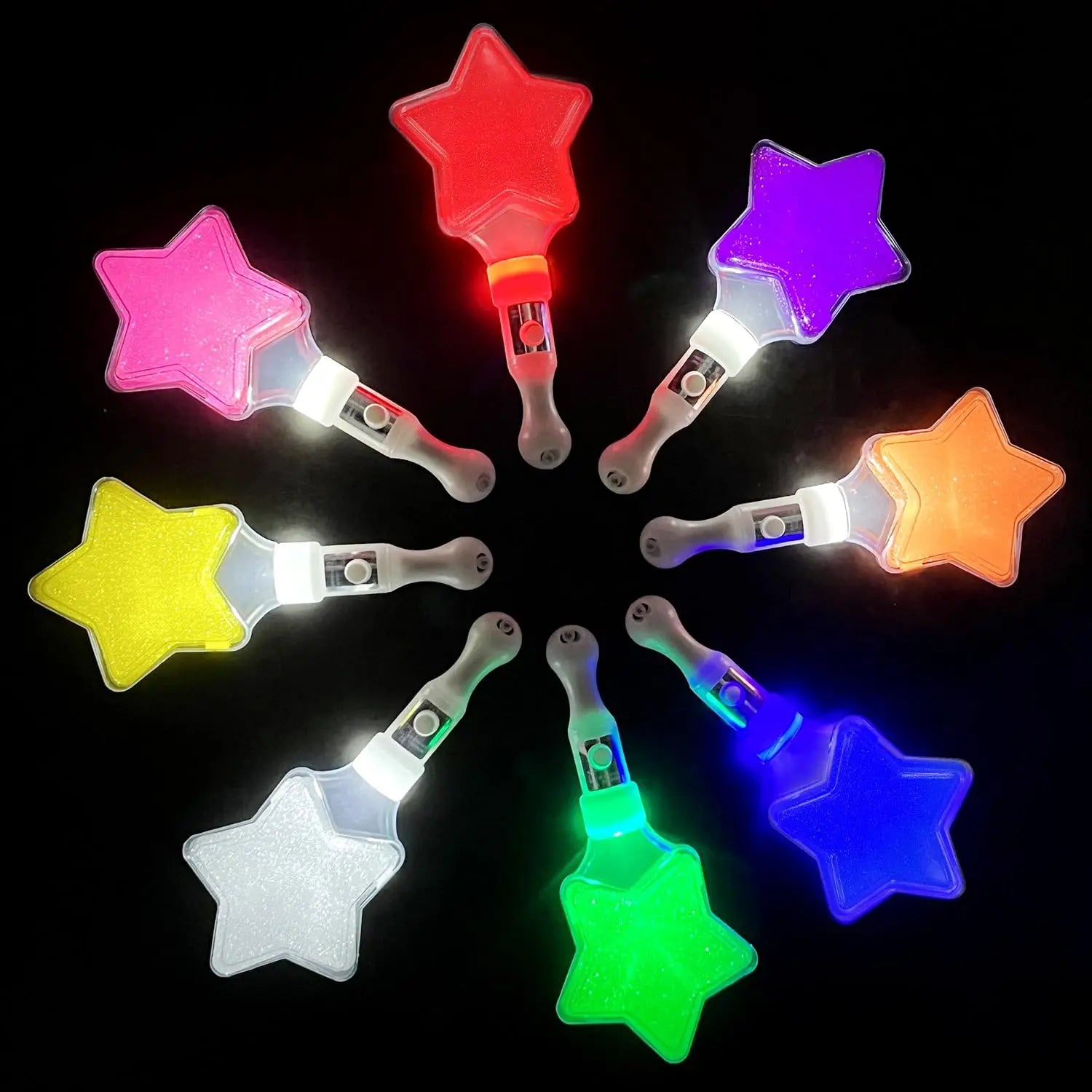 Glow Stick Star Wand Heart Shape Light Concert Party Atmosphere Props