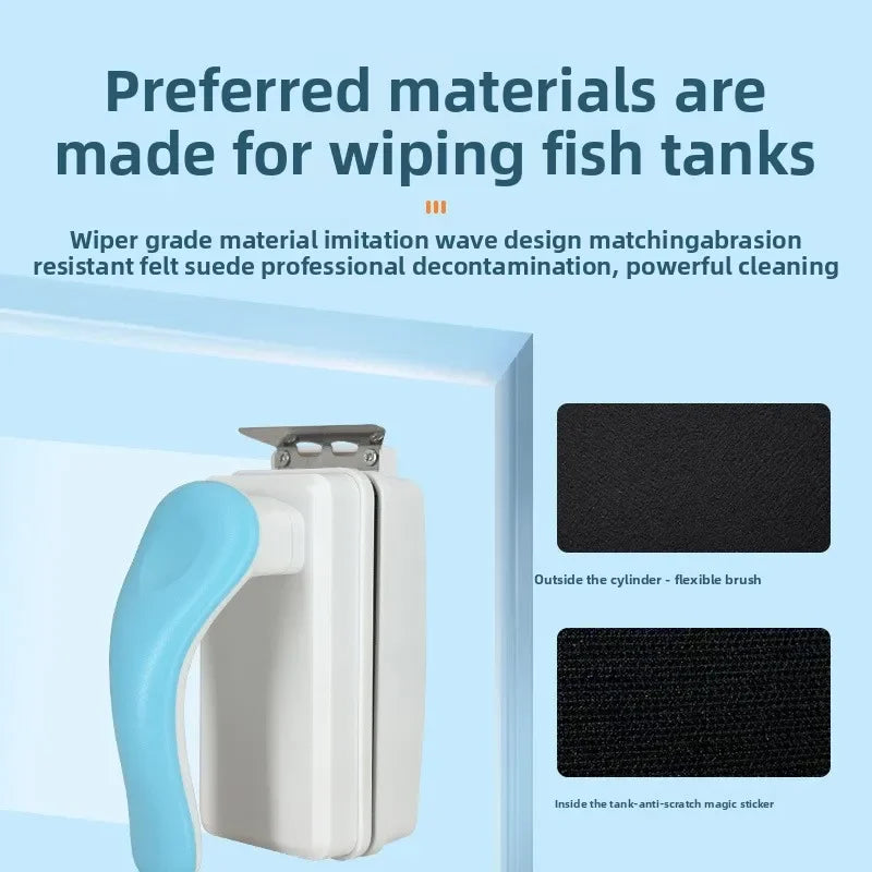 Magnetic Aquarium Algae Scraper – Floating Fish Tank Cleaner