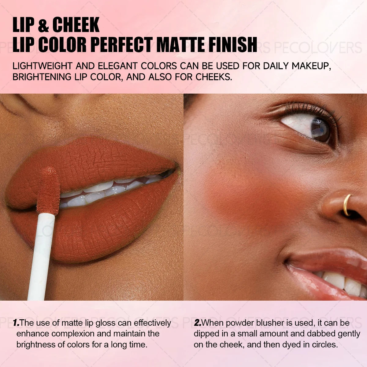 1PC Creamy Texture, Smooth, Green/blue/dark Red, Non-sticky, Gothic Lipstick/lip Gloss, Suitable for HalloweenChristmas Makeup. Zpaxo