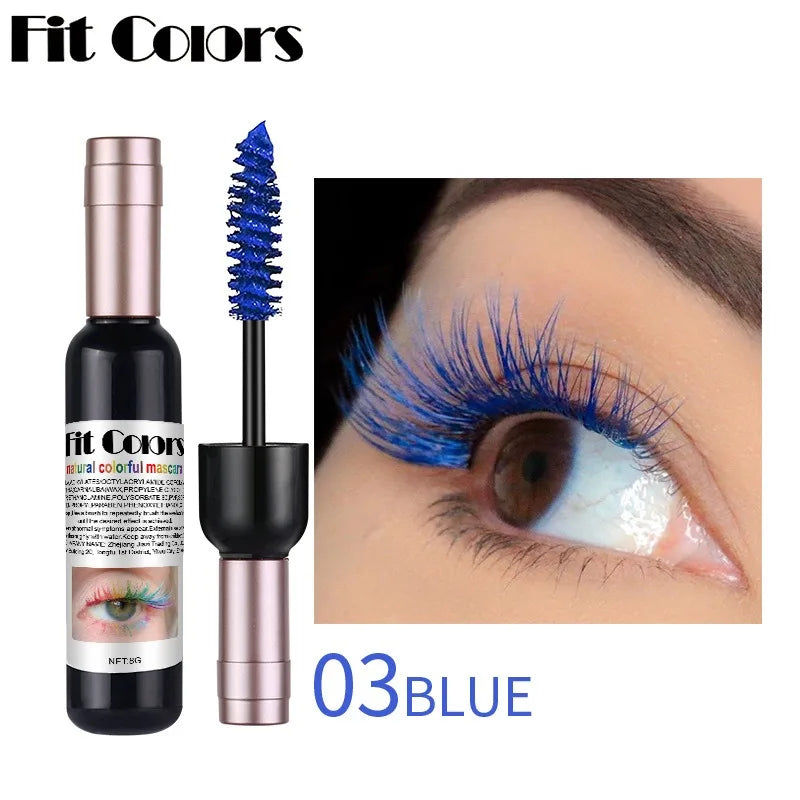 4D Colorful Mascara Waterproof Eyelash Extension Glitter Fast Dry