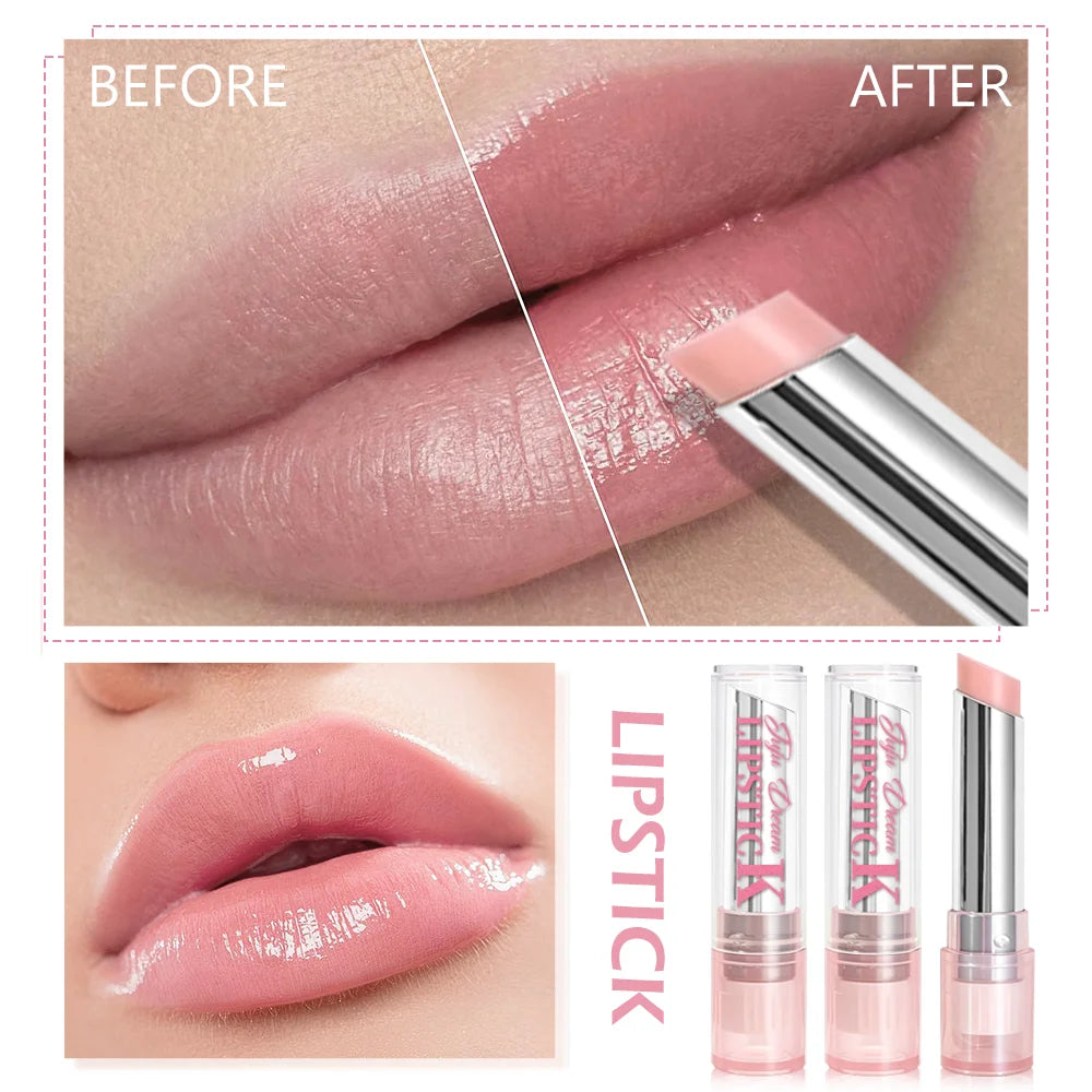 Pink Magic Lip Balm, Color-Changing Moisturizing Lipstick, Hydrating Gloss for Natural Daily Look Zpaxo