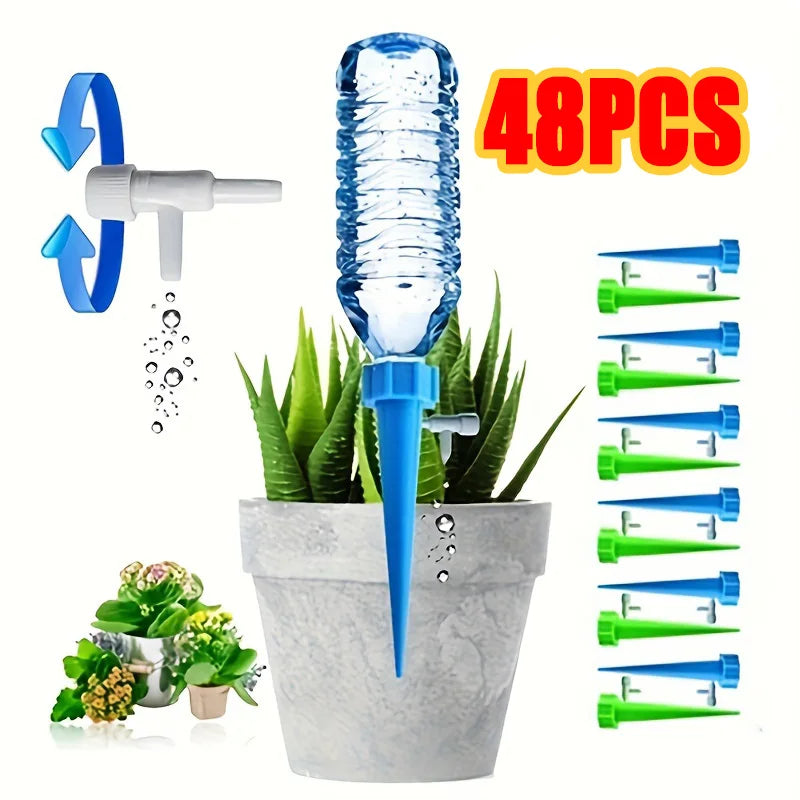 Automatic Drip Plants Irrigation Drip Irrigation Garden Watering System Garden Plant Self Watering Kits Insert Watering Devices Zpaxo