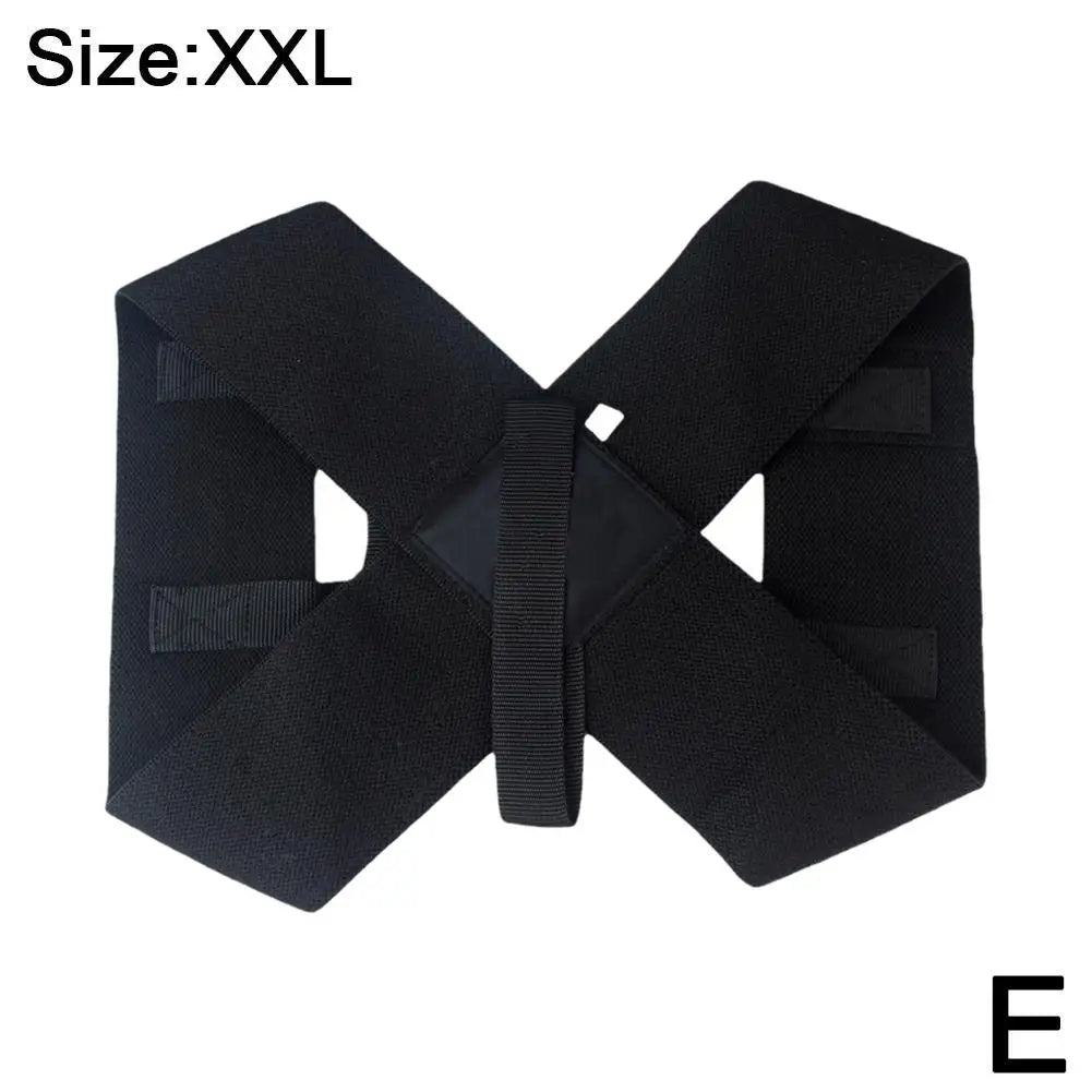 Back Support Brace Posture Corrector for Back Straightener Posture Corrector Shoulder Lumbar Posture Correction Body Shaping Zpaxo XXL 90-100KG