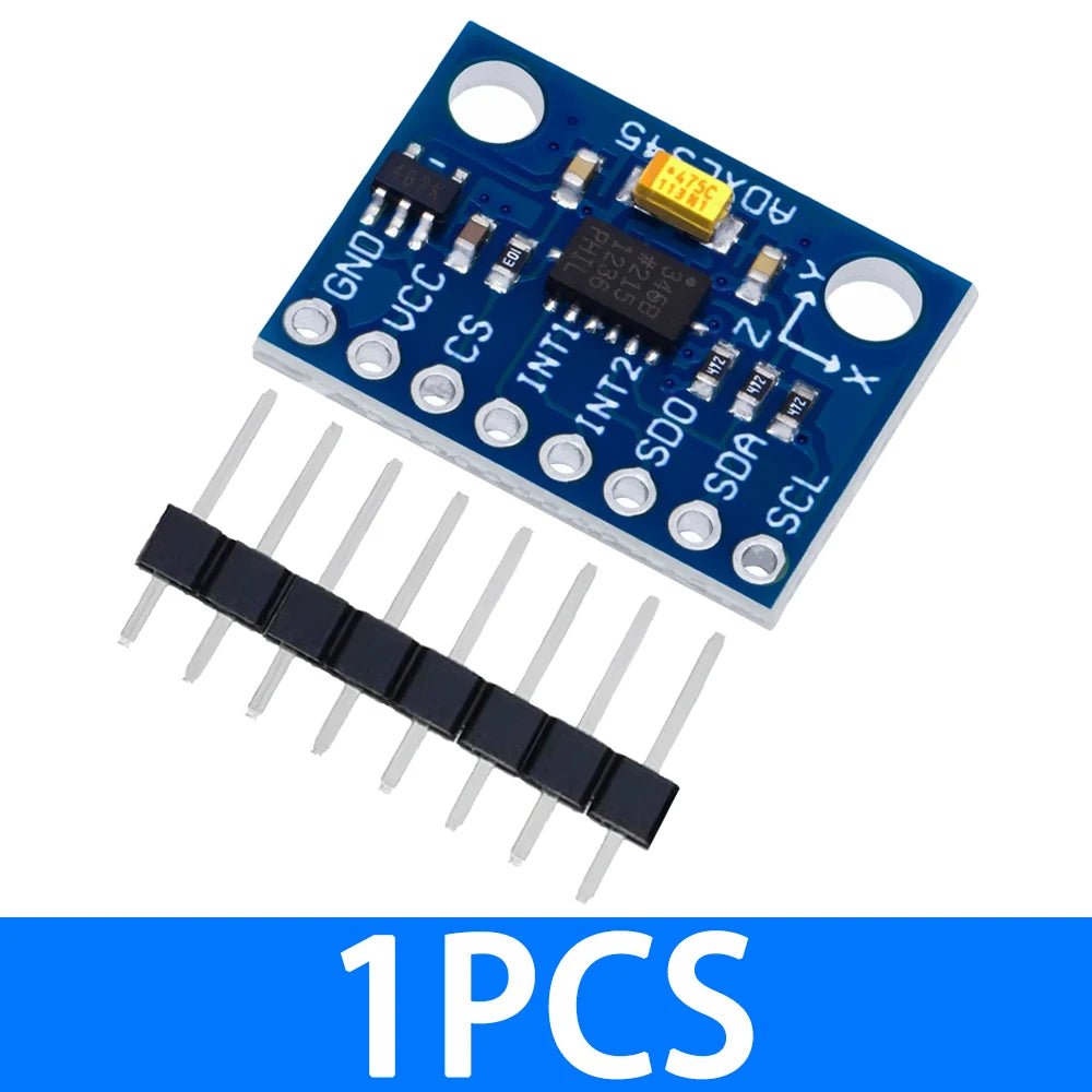 GY-291 ADXL345 3-Axis Digital Acceleration Sensor Module IIC SPI Interface for Arduino DIY Zpaxo 1pcs